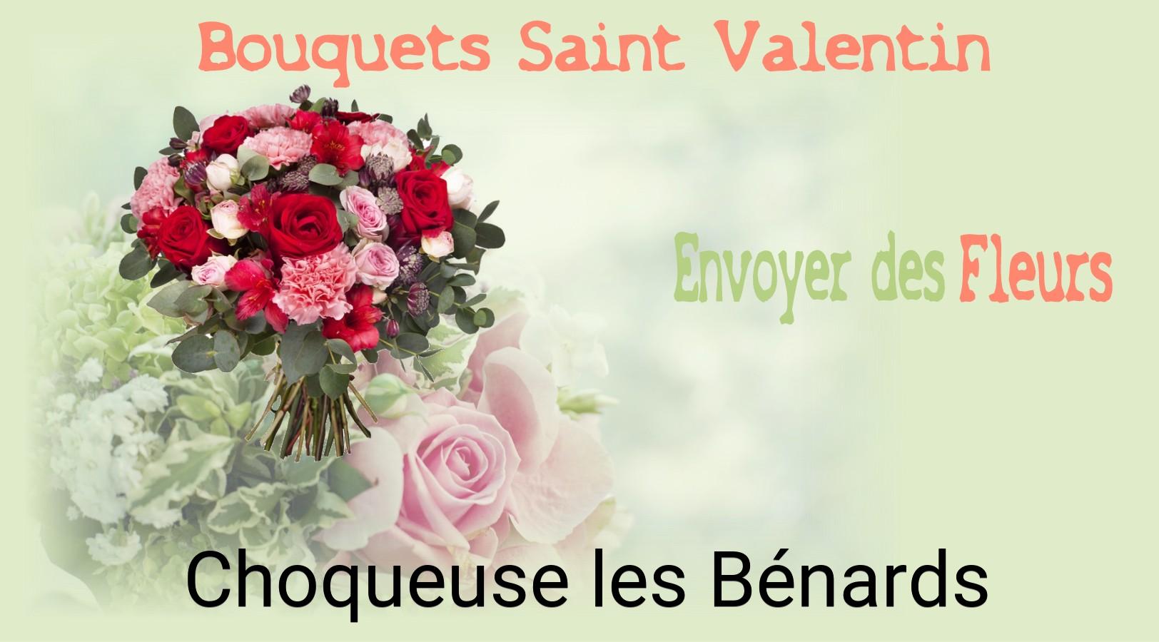 Roses de Saint-Valentin livrées à Choqueuse-les-Bénards